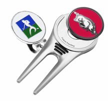 Arkansas Razorbacks Divot Tool Hat Clip With Golf Ball Marker Of 2)
