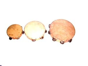 Lot of 5 Tambourine 3 set PERCUSSION Drums