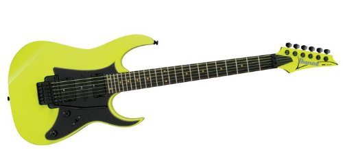 Ibanez RG2XXV Fluorescent Yellow 25th Anniversary 6-string Electric Guitar On Sale