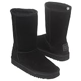 Skechers Women's Cunning - Chemist Suede Boot,Black Suede,7.5 M US