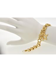 14K Yellow Gold Charm Bracelet