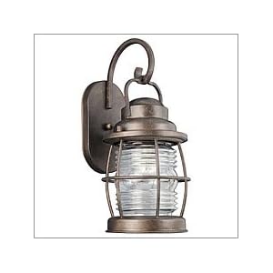 Kenroy Home 90952GC Beacon Medium Wall Lantern, Gilded Copper by 