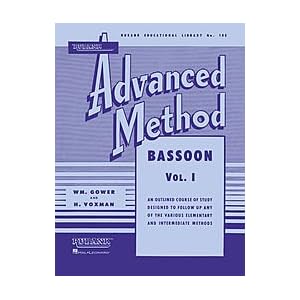 Hal Leonard Rubank Advanced Method for Bassoon Volume 1