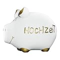 KCG 100637 - Sparschwein aus Keramik 12,5 cm "Hochzeit"