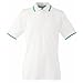 Fruit Of The Loom Mens Tipped Short Sleeve Polo Shirt