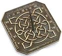 Rome Model 2365 10.5-Inch Brass Celtic Dreams Sundial