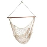 Pawleys Island Single Taupe Polyester Rope Hammock Chair