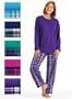 Cozy & Comfortable 2-Pc Pajamas - Size SM, MED, LG, Color Navy, Size LG