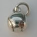 Round Softball Charm