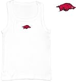 NCAA Arkansas Razorbacks Collegiate Debut White Ladies Tank Top