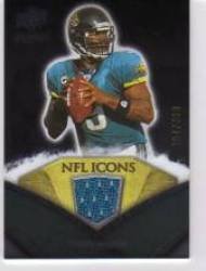 2008 Upper Deck Icons NFL Icons Jersey Silver #NFL15 David Garrard - Jacksonville Jaguars (Piece of Authentic Jersey - Serial #d to 150) (Football Cards)