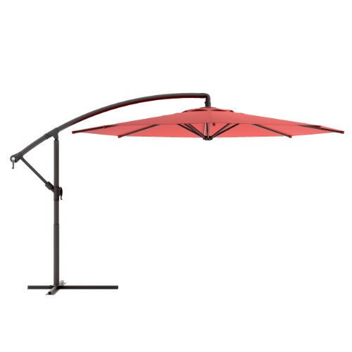 3 F7big Top Cheap Corliving Ppu 450 U Offset Patio Umbrella Wine Red Online Web Hot Store