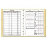 Office Products : Dome 612 Bookkeeping record, monthly, 11 x 8-1/2, wirebound, 128 pages, tan cover