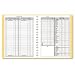 Dome 612 Bookkeeping record, monthly, 11 x 8-1/2, wirebound, 128 pages, tan cover