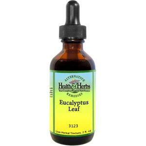 Eucalyptus Leaf – Use as an inhalant for asthma, diphtheria, sore throats, and sinus and respiratory problems, 2 oz,(Health Herbs)