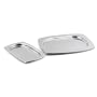 2-Piece Stainless Steel Rectangular Serving Tray Set - Fine StainlessLUX Serveware for Your Home