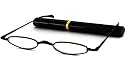 Able Vision Tube Readers Reading Glasses - MT-1 Ultra-Thin Black