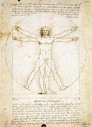 Eurographics LE1201 Leonardo da Vinci, Vitruvian man - Anatomie 24 x 30 cm, Hochwertiger K Preisvergleich