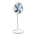 Office Products : ~:~ HOLMES PRODUCTS ~:~ 16-inch Three-Speed Adjustable Oscillating Floor Fan, Metal and Plastic, White