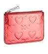Marc By Marc Jacobs Limited Edition Heart Skinny Case Wallet Bag with Key Ring Red