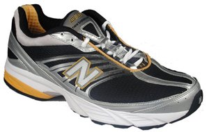 New Balance Mens MR615BK Black/Grey/Orange Running shoe