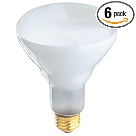 Feit Electric 65BR FL MP-130 65-Watt BR40 Indoor Reflector Flood Light, 6 Pack by Feit Electric