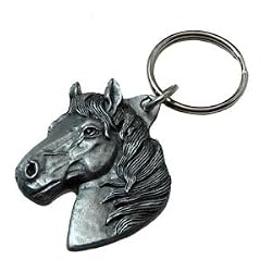 Horse Pewter Key Chain