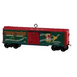 LIONEL Holiday Boxcar 2009 Hallmark Ornament