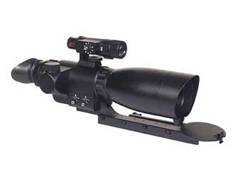 Buy American Technology Network Aries Crusader Rifle Scope 5X 75 Illuminated Reticle Matte 2nd Gen by American Technology Network