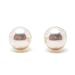[Lightning Sale] White AAA Round 8.0-8.5mm Cultured Freshwater Pearls Pair (Half-Drilled)