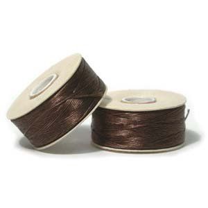 Nymo-Beading-Thread-Bobbin-Size-D-64-Yards-BROWN