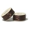 NYMO Nylon Beading Thread Size D for Delica Beads Brown 64 Yards (58 Meters)