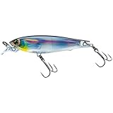 Yo-Zuri F1135 HBS 3DS Minnow Suspending Lure, 2-3/4-Inch, Holographic Black Silver