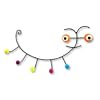 Pylones Caterpillar Coat Rack / Clothes Wall Hooks - Orange Eyes