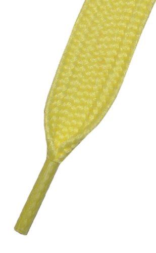 Super FAT Colored Skate Shoelaces - NEON YELLOW 20mm x 120cm