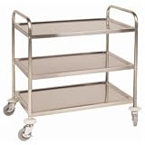 Clearing Trolley 3 tier. Size: 810(l) x 455(w) x 855(h)mm.