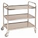 Cover:Vogue 3 Tier Clearing Trolley Large. Gr��e: 930 (H) x 860 (W) x 535 (T) mm.