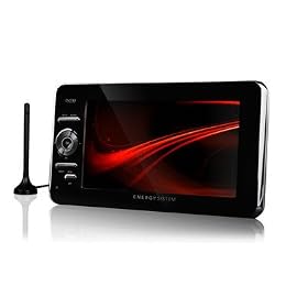 ENERGY SISTEM Portable Multimedia TV TV2090 (DVB-T recorder, rechargeable battery, 9-inch), Black 346905