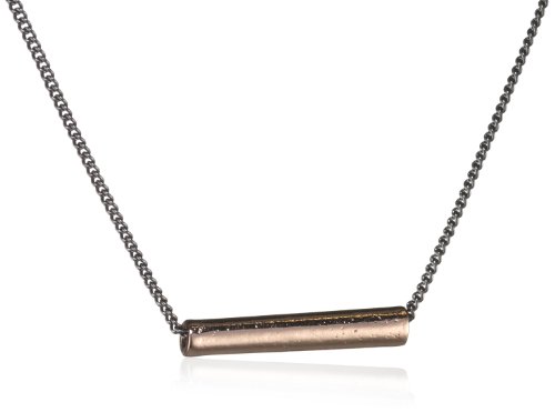 Pilgrim Damen-Halskette aus der Serie Tubes Hematite beschichtet Rose Gold 38 cm 22122-350 Preisvergleich