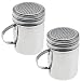 New Commercial Stainless Steel Salt / Pepper / Spice / Sugar Shaker, Shakers, Dredge, Dredges, Set of 2