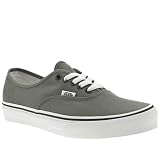 Vans Authentic - 12 Uk - Grey & Black - Fabric