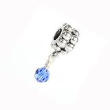 Carlo BIAGI Dangle Bead 925 Silber Saphir Armband Anh�nger BDBB09von "Carlo Biagi Beads"