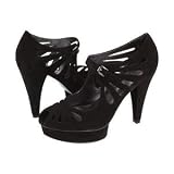 Nine West Women's Demode Platform Pump (9, Black Suede)