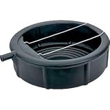 Plastic Oil Drain Pan with Wire Loop Handle, 5 Gallon Capacity