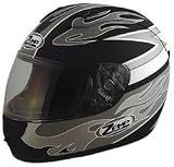 Zamp FJ-2 Full Face Flame Motorcycle Helmet Matte Black L