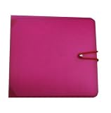 1 Hot Pink 12-Disc Capacity CD DVD Disc Album Wallet Book Storage # CDBR17ALBHP12