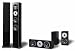 Pure Acoustics Lautsprecherset NOBLE SET schwarz pianolack (5-teilig)