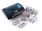 Premium Combo: Tenergy T9688 Super Universal LCD Battery Charger with 26-cell Premium Battery Package (8AA/8AAA/4C/4D/2 9V)