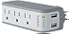 Belkin 3-Outlet SurgePlus Mini Travel Swivel Charger Surge Protector with Dual USB Ports (2.1 AMP / 10 Watt), BST300