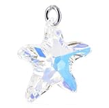 Star Clear AB Swarovski Crystal Sterling Silver Pendant Charm